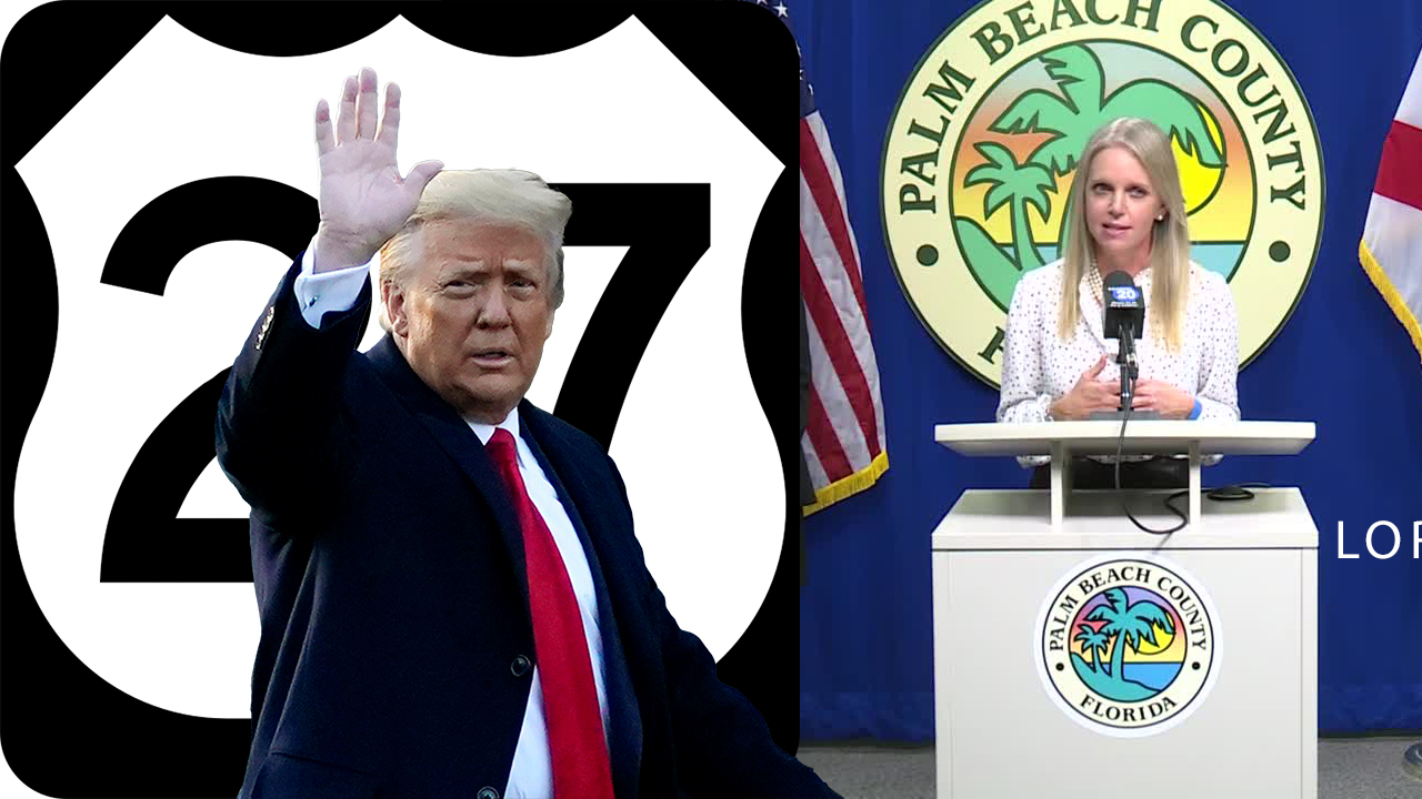 Donald Trump, Melissa McKinlay, US Highway 27 logo