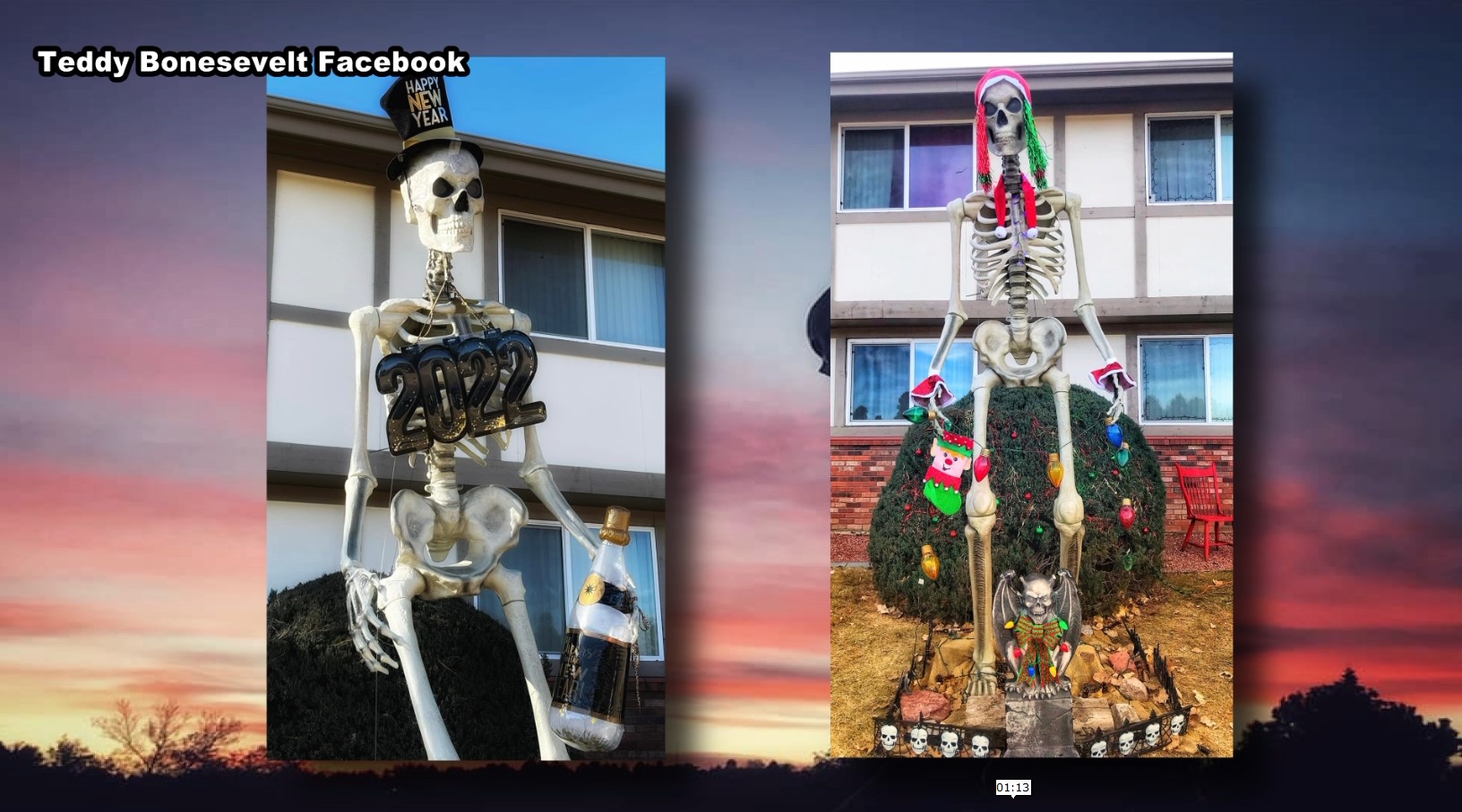 Teddy Bonesevelt's attire changes for every holiday