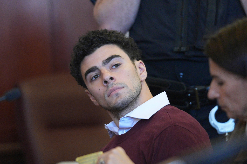 Luigi Mangione appears in Manhattan Criminal court, Dec. 23, 2024, in New York.