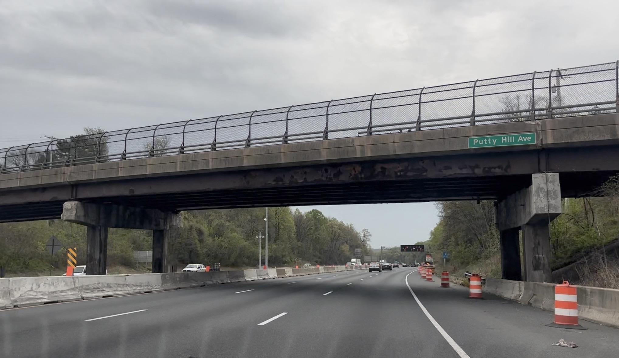 Putty Hill overpass on I-695 