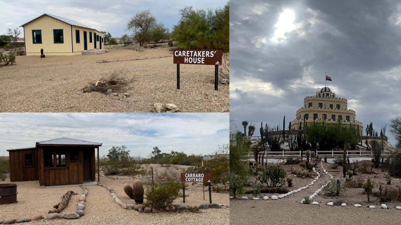 Tovrea Castle at Carraro Heights celebrates the re-creation of two outbuildings