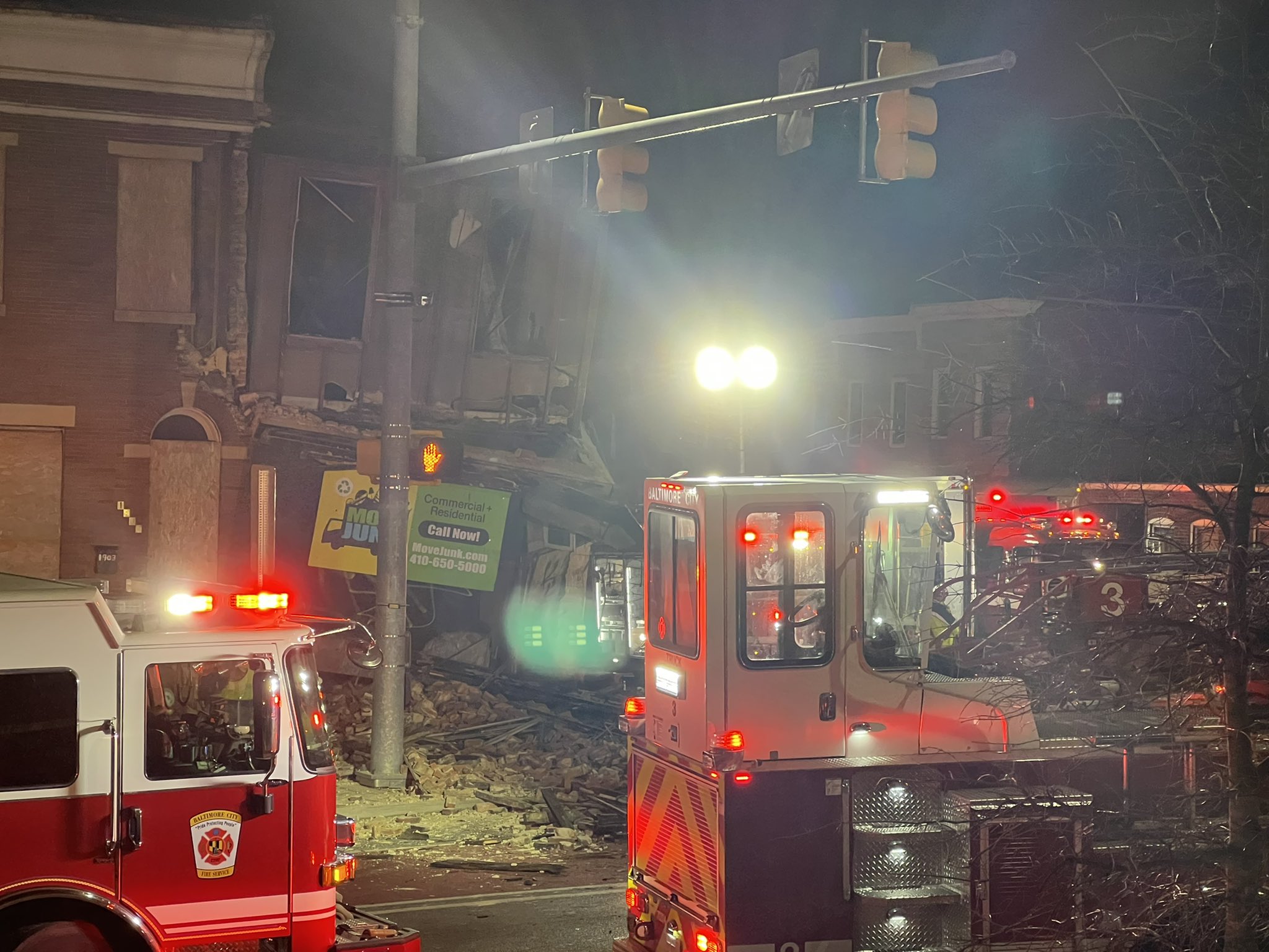 East Baltimore building collapse