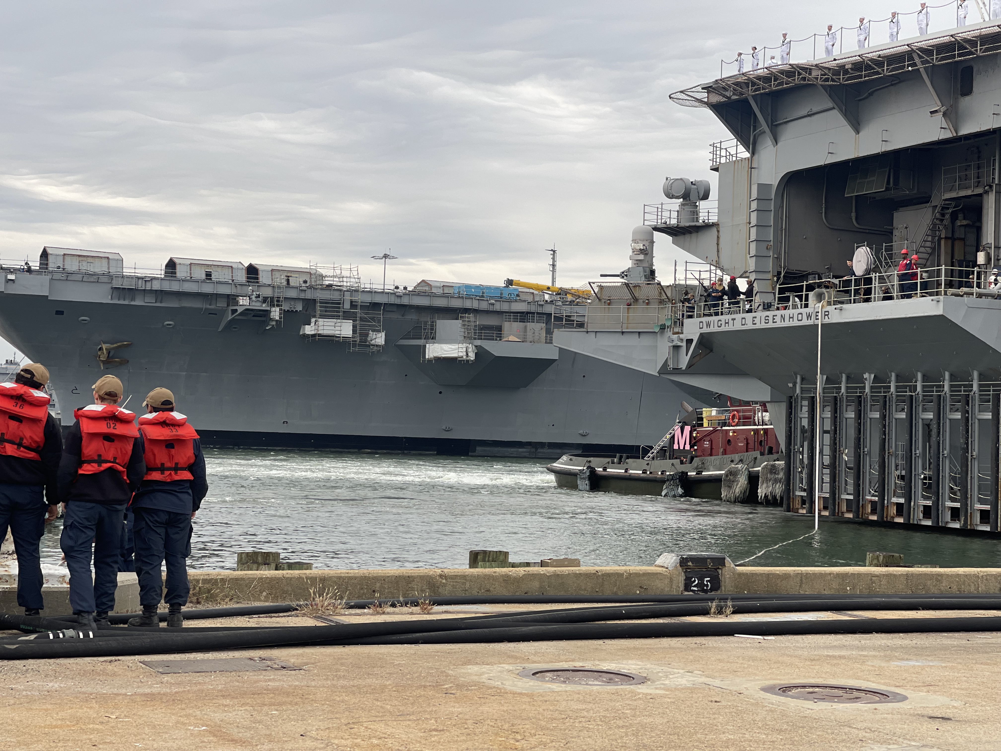 Carrier USS Eisenhower deploys to support Naval Forces Europe and European command 