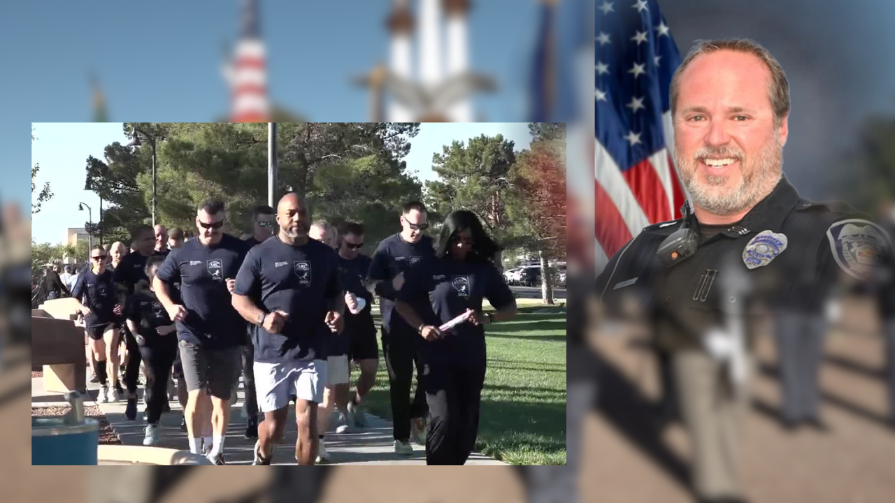 Fallen North Las Vegas officer added to those honored in annual Law Enforcement Memorial Run