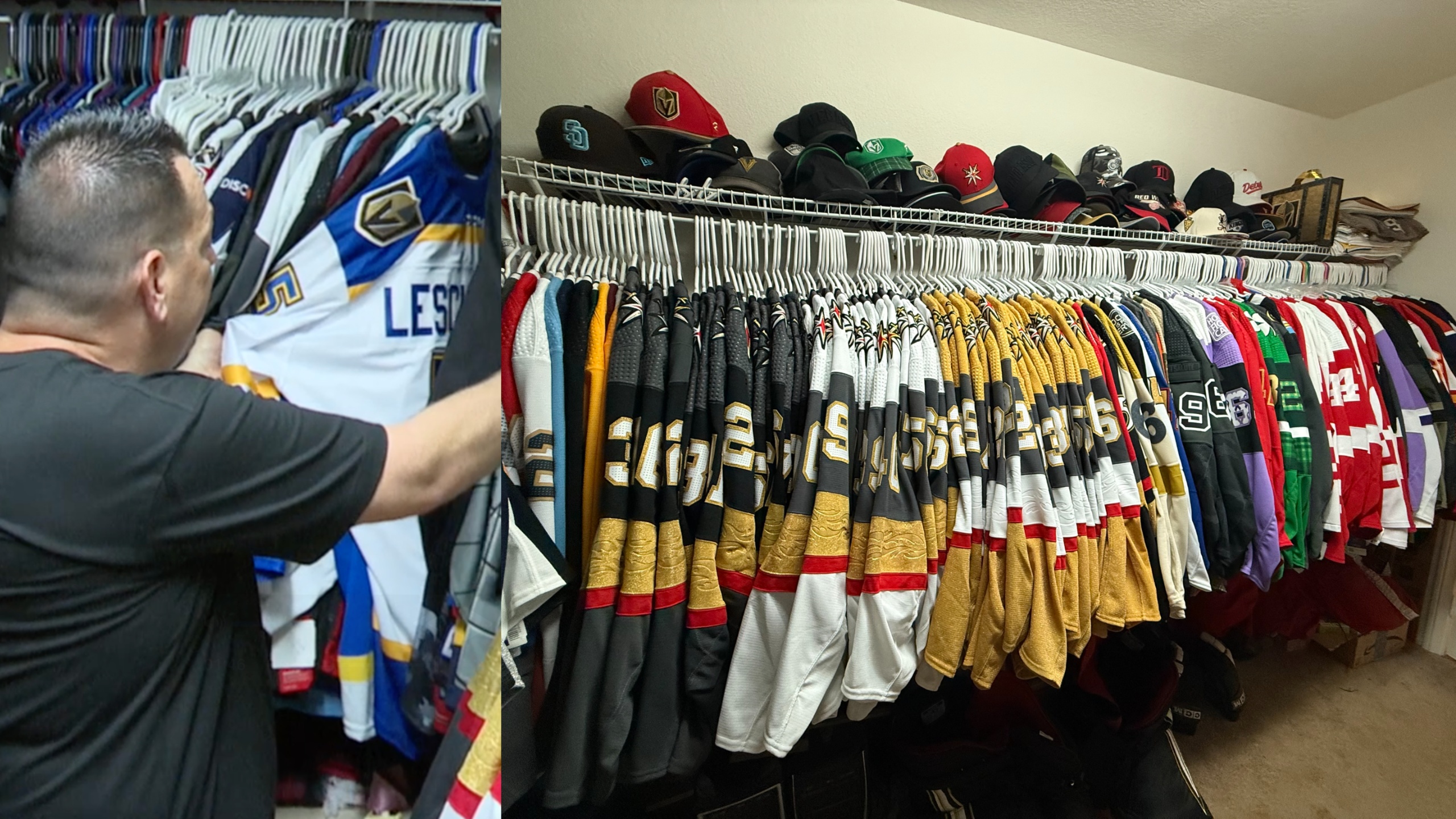 NHL Jersey collection VGK