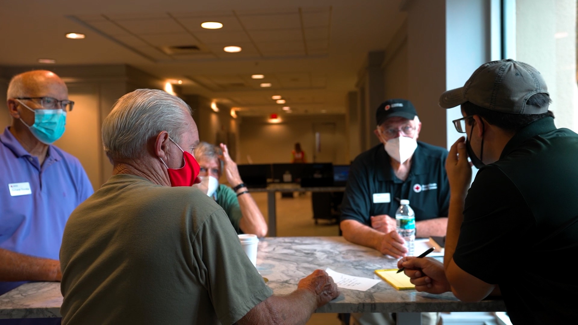Local volunteers help during hurricane aftermath, local firefighters on standby