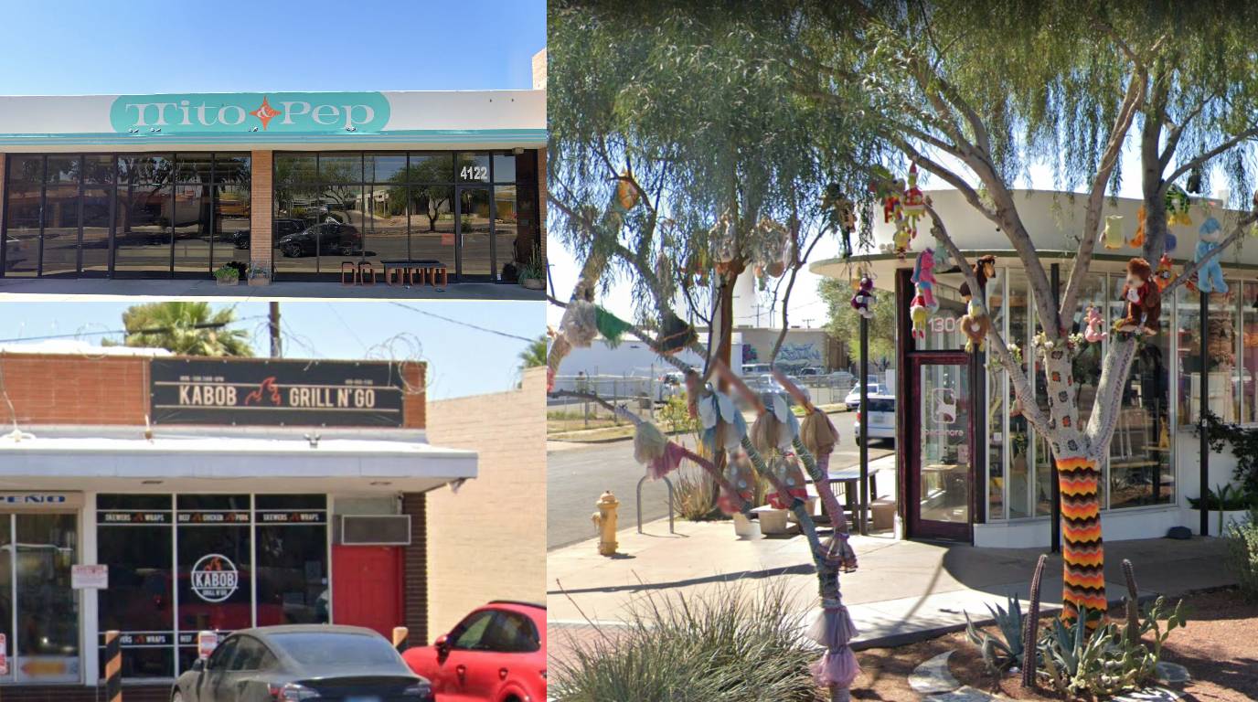Bacaonra and Kabob Grill N’ Go Phoenix, plus Tito & Pep in Midtown Tucson. 