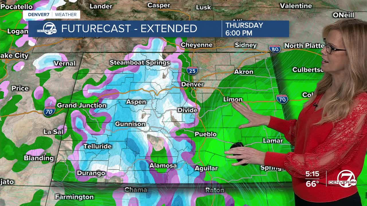 Snow this week for Colorado