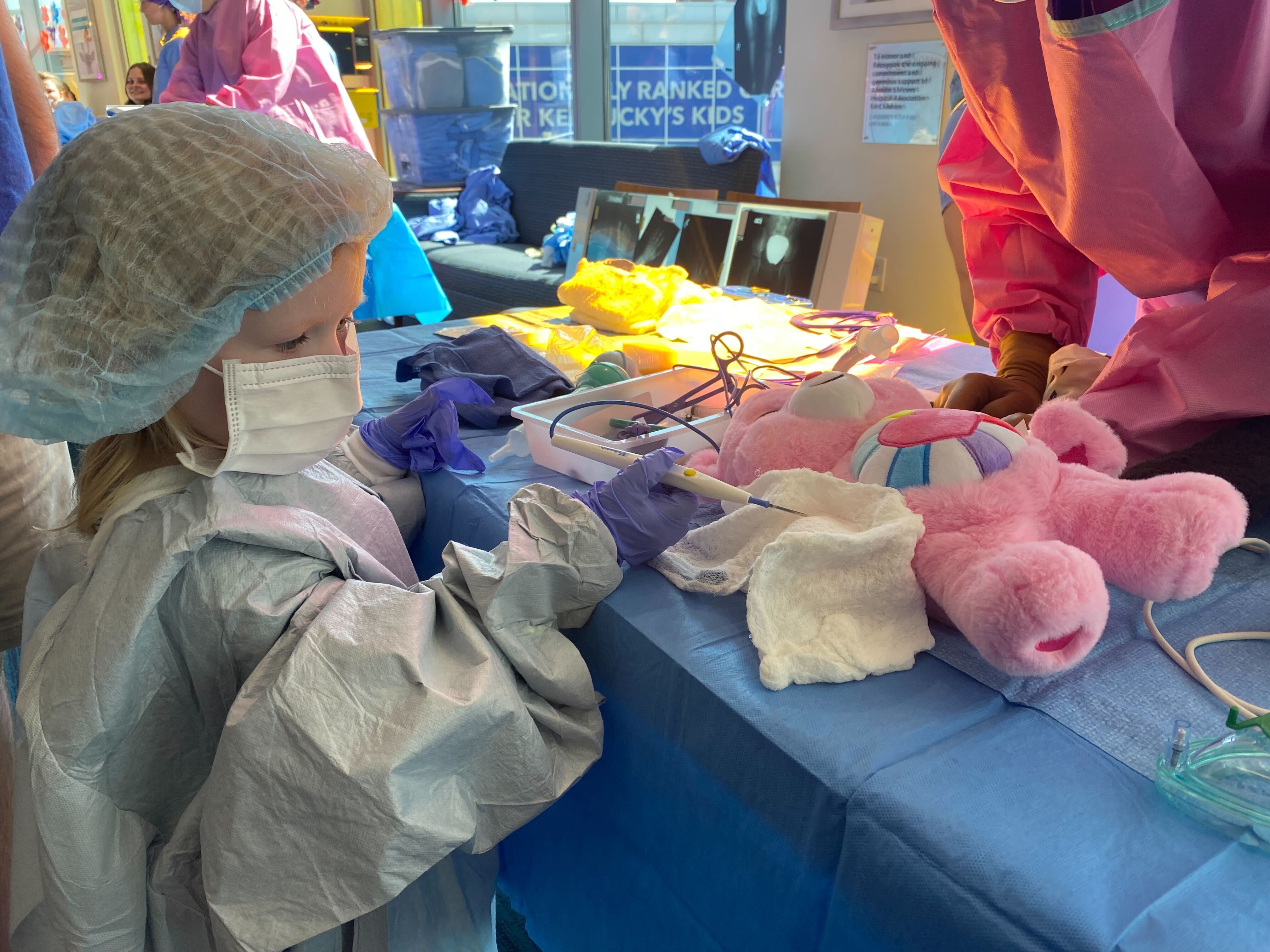 Shriners teddy bear clinic