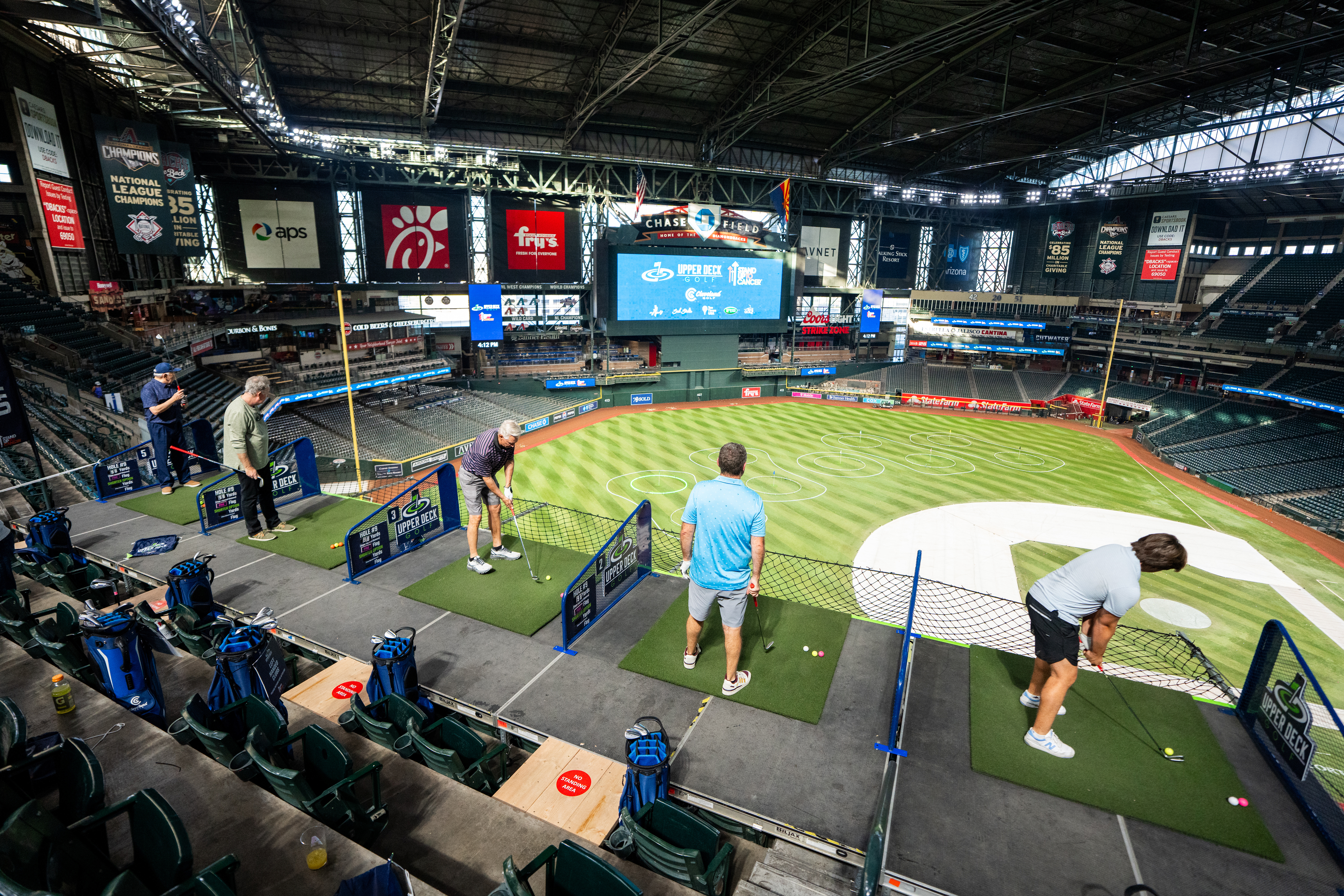 Upper Deck Golf at Chase Field  in Phoenix, Arizona.