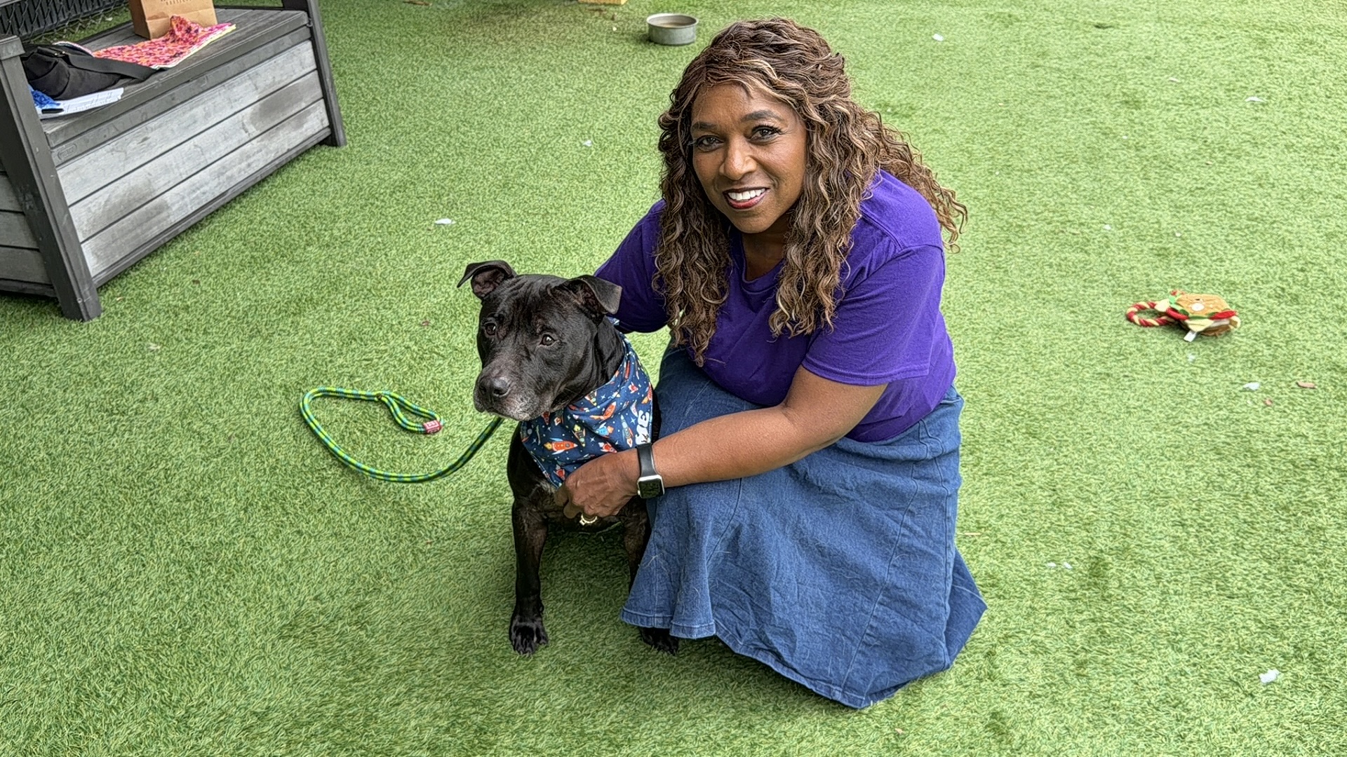 Tania Rogers and Kringle Underdog