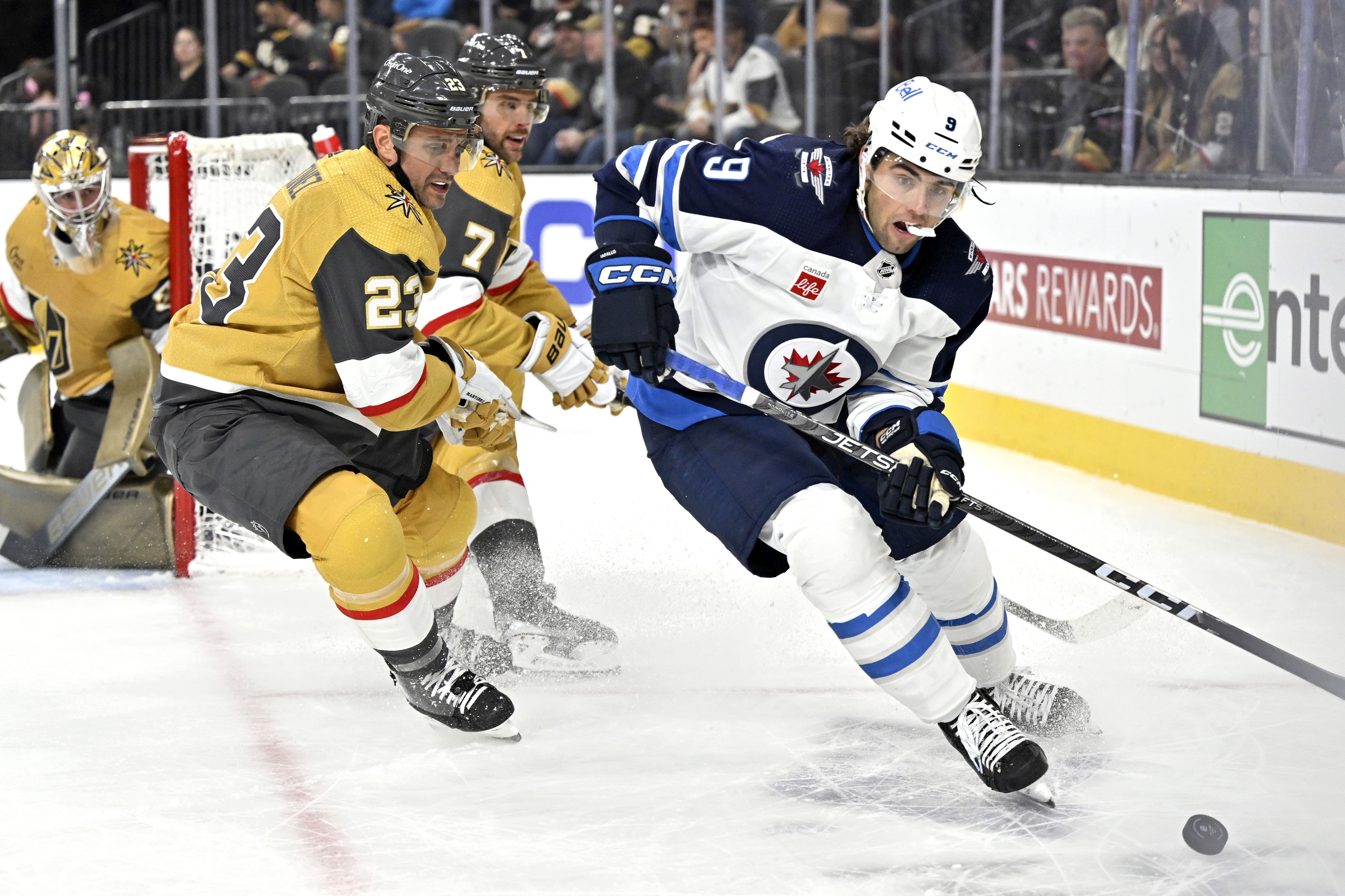 Jets Golden Knights Hockey