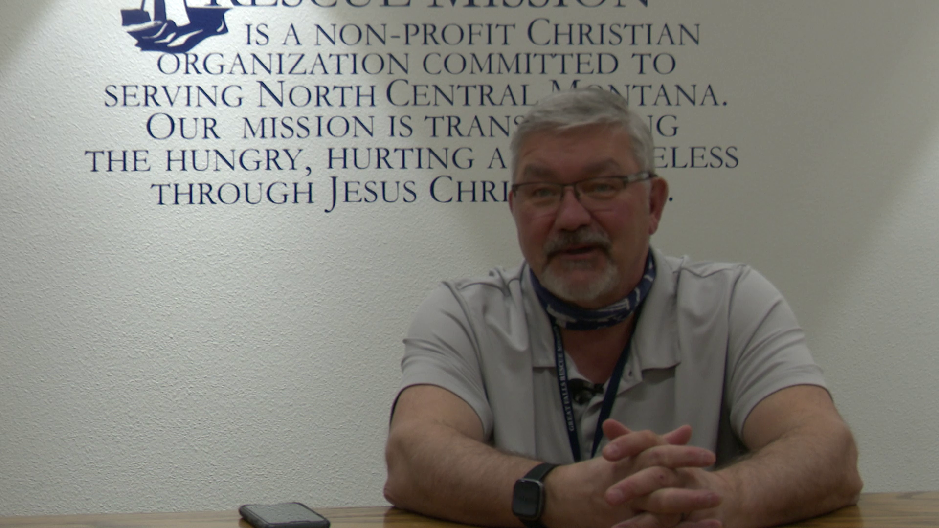 Rescue Mission director Jim McCormick