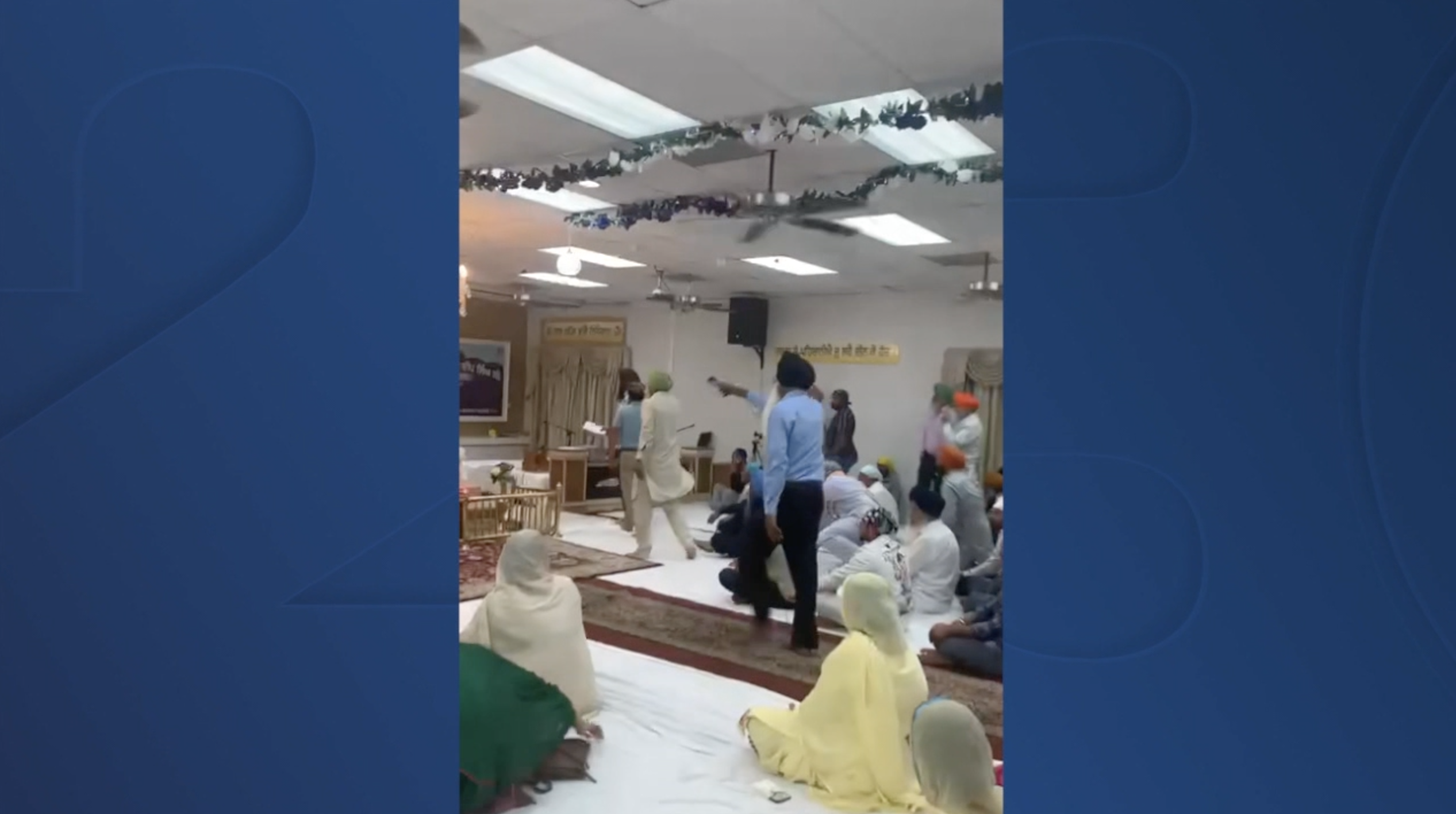 still from video in sikh temple