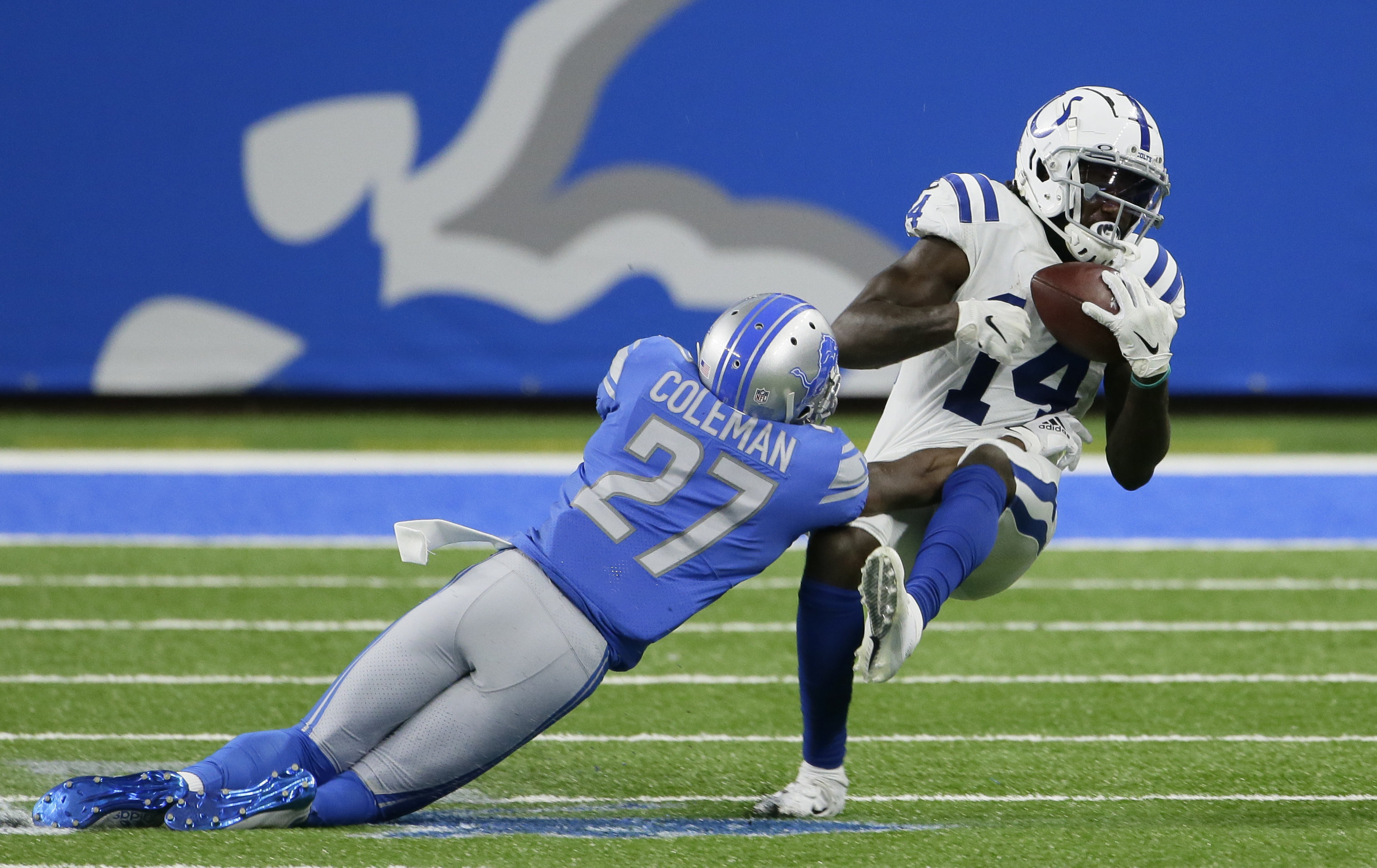 Justin Coleman Colts Lions Football