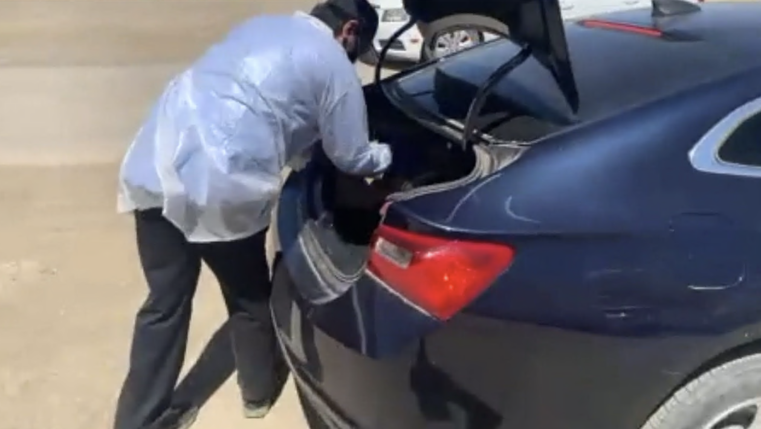 President of Navajo Nation Jonathan Nez delivers critical supplies to those in need