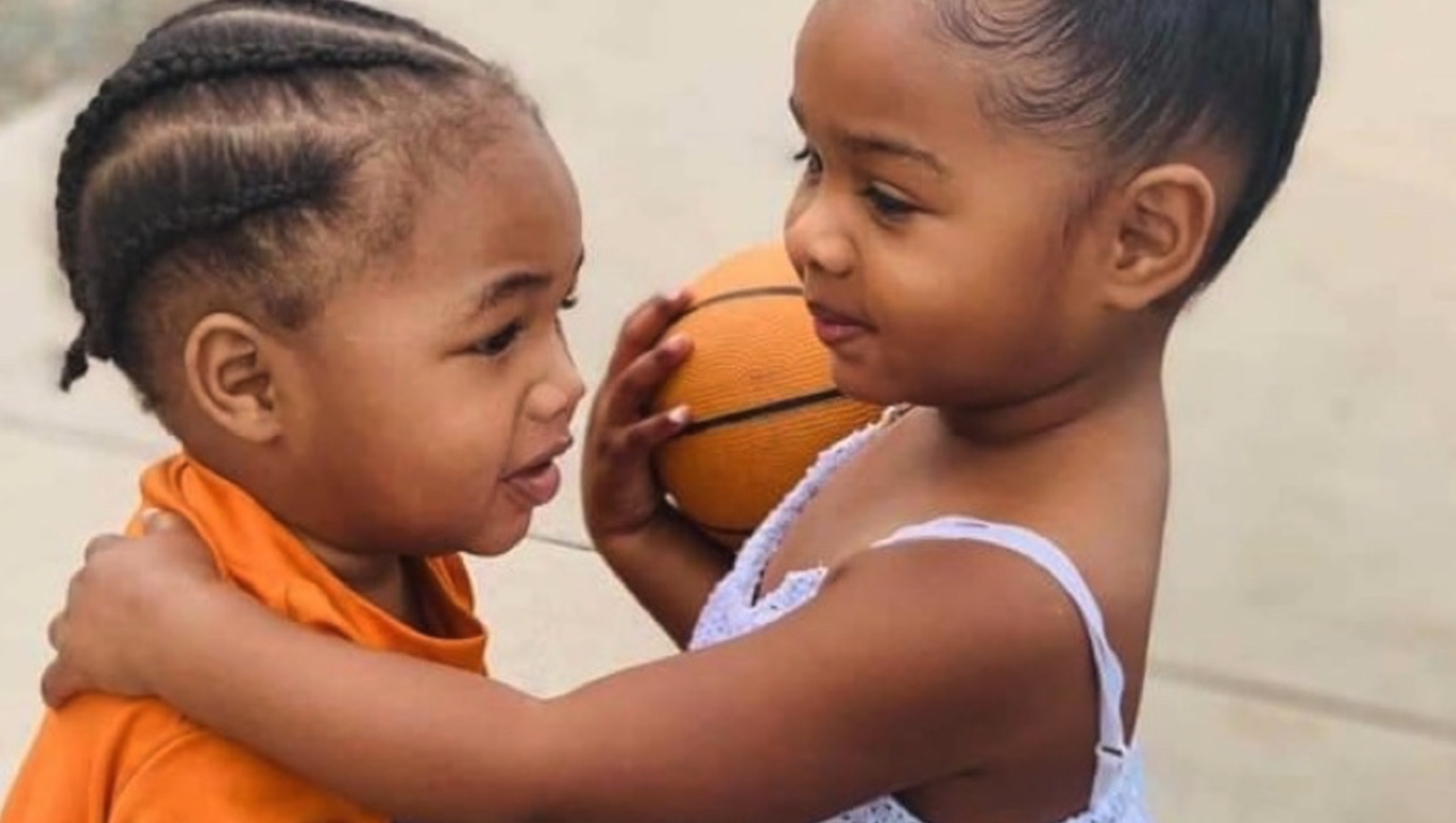 Nariah Johnson and brother Robert 