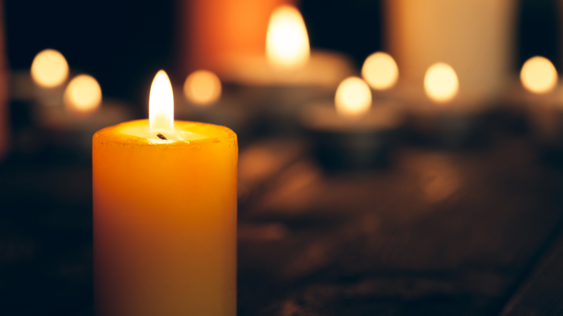 Obituary Generic Candle