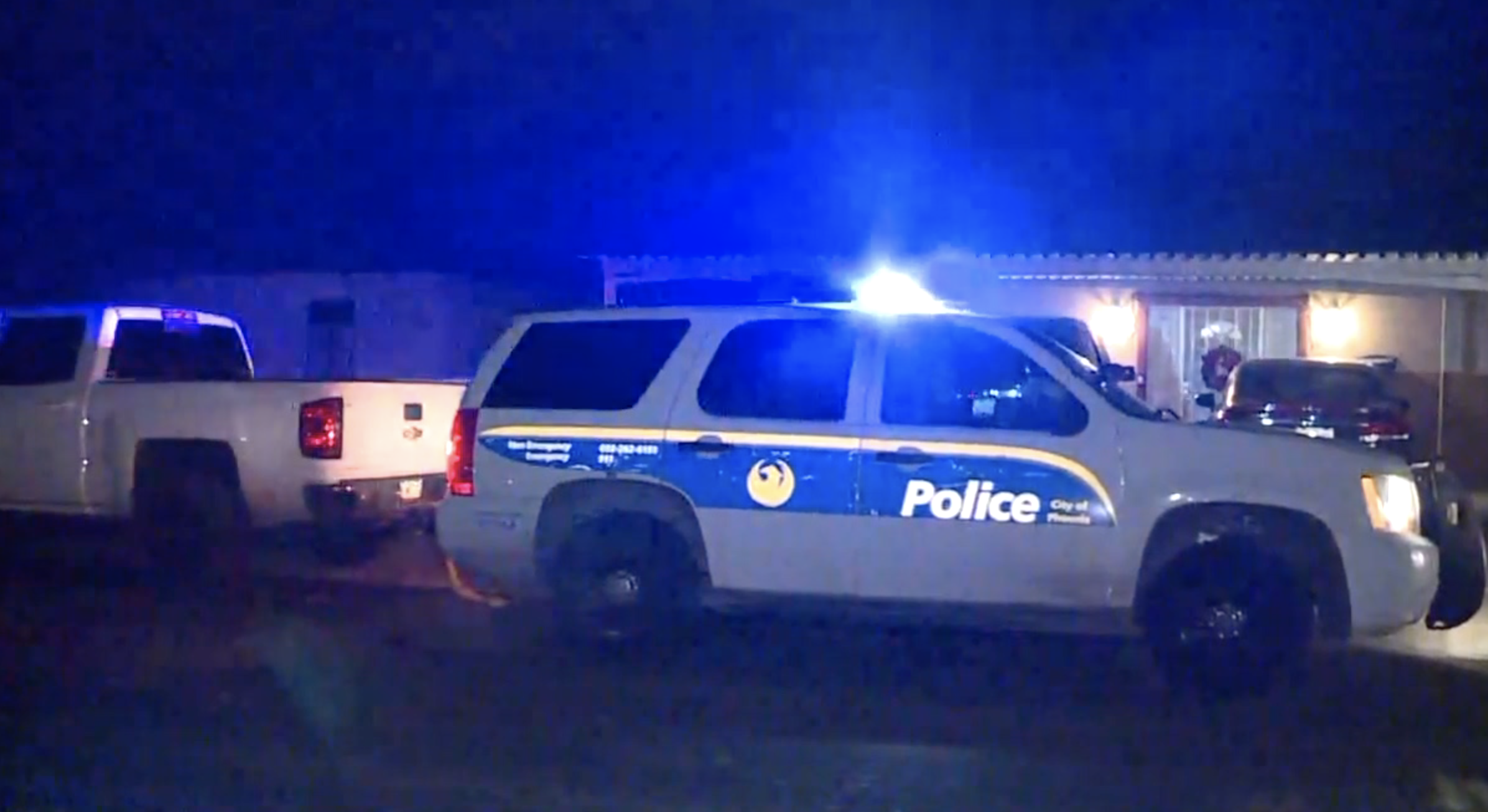 Child hit by random gunfire on NYE