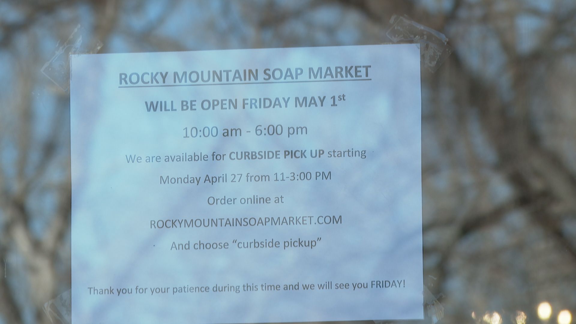 The Rebound: Reopening some businesses starting May 1