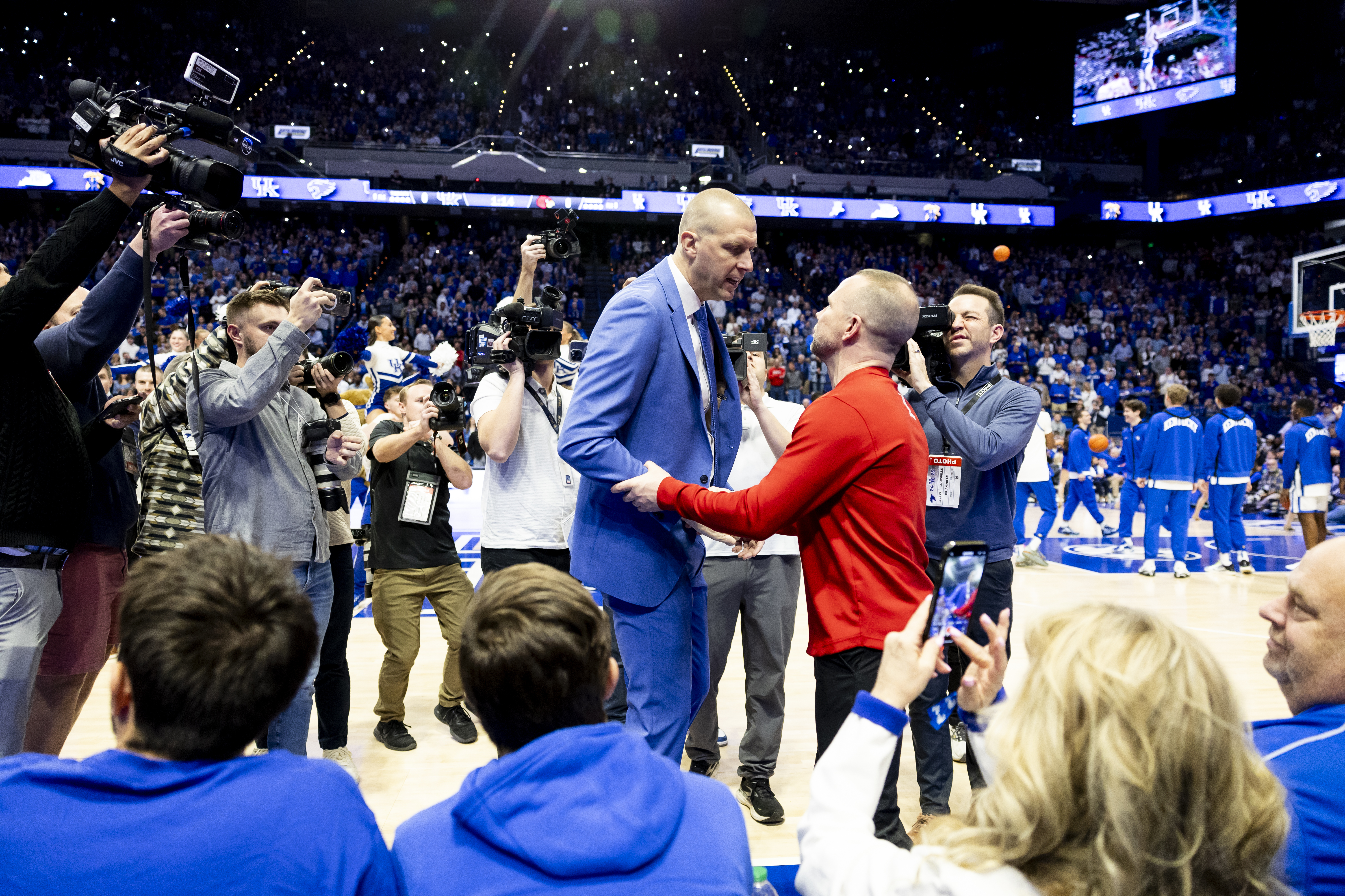 Mark Pope Pat Kelsey UK Louisville basketball