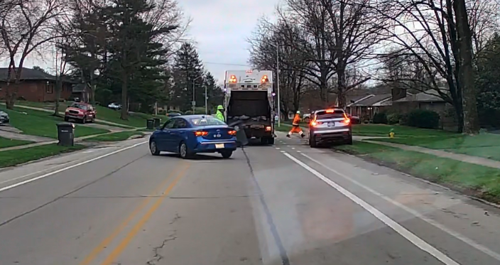 Dashcam Waste Management Incident