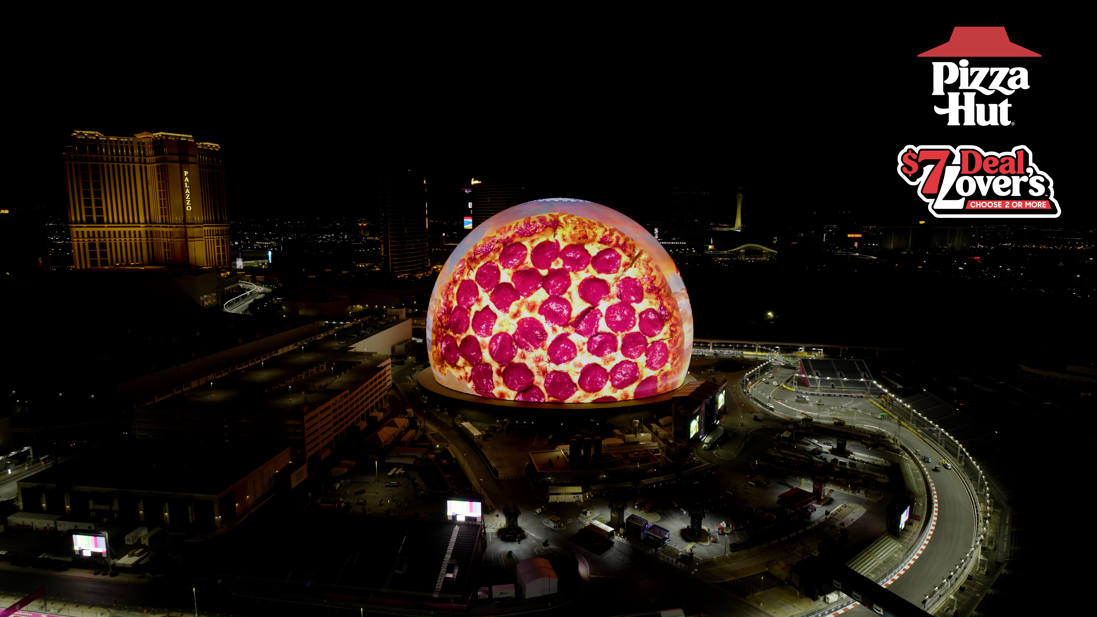 Sphere, Pizza Hut