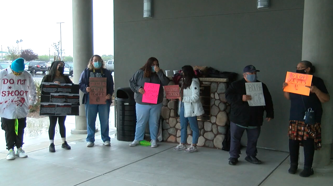 Police Chief Protest, Delano