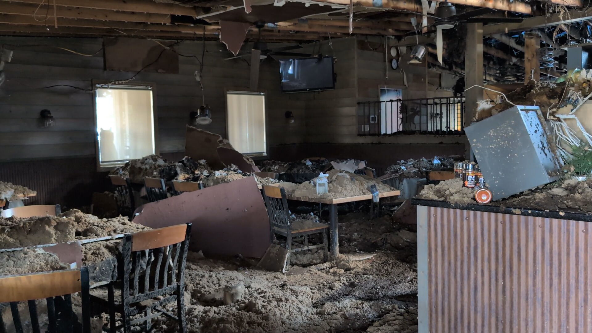 Loft Texas Smokehouse   damage 