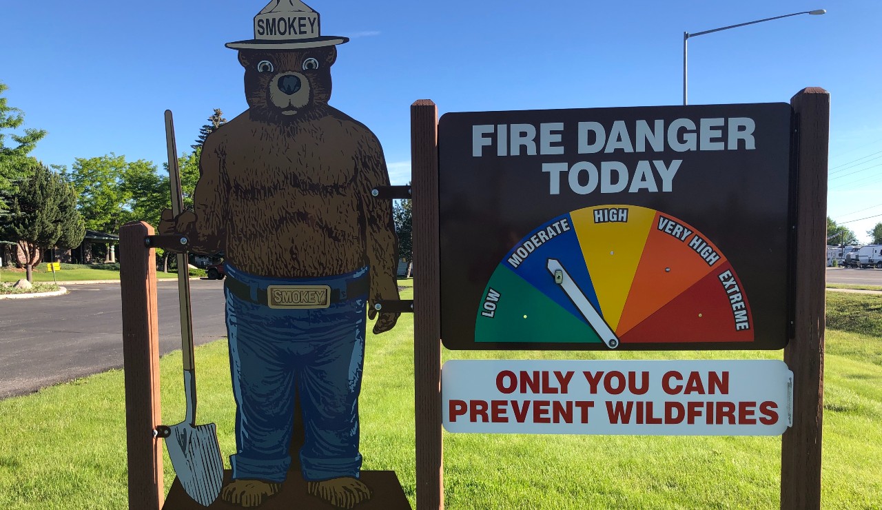 BNF Moderate Fire Danger