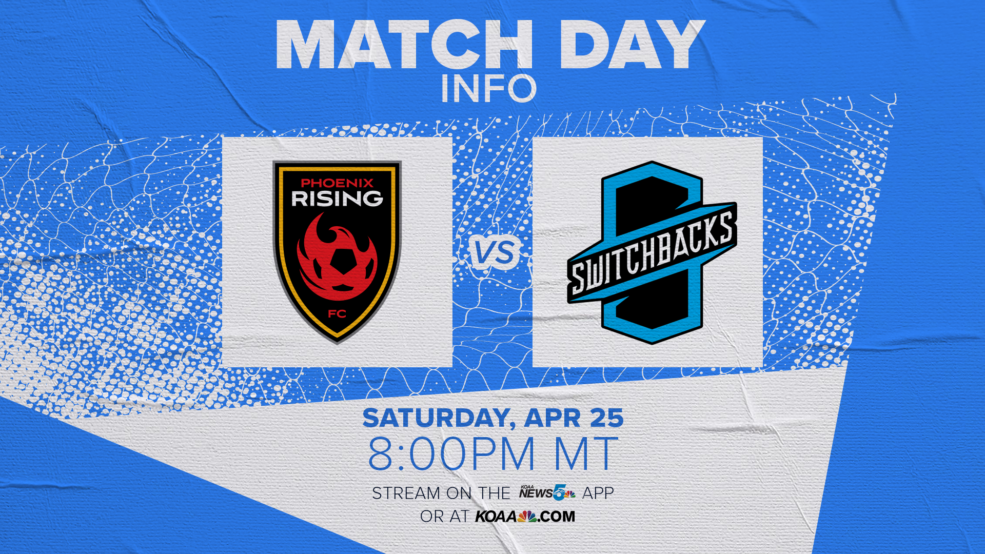 Phoenix Rising v. Switchbacks 4/25/26