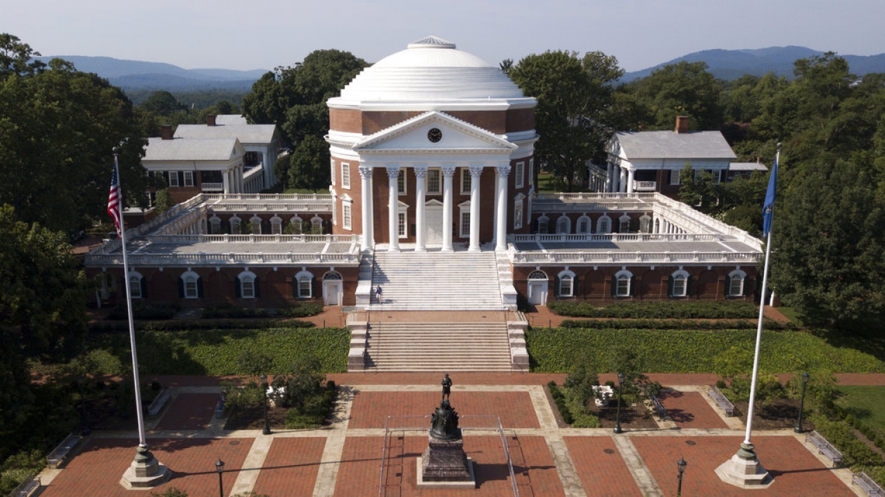 Rotunda on the campus of the University of Virginia in Charlottesville.