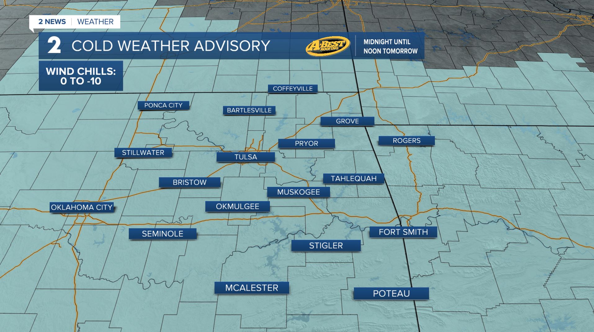 Cold weather advisory