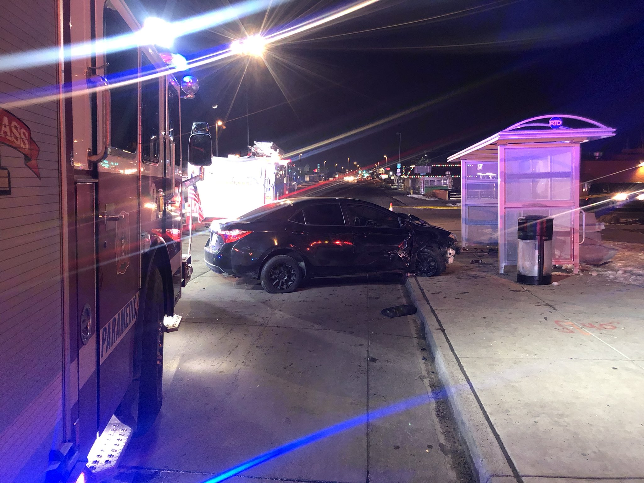 Aurora bus stop crash Colfax and Moline 1-24-23