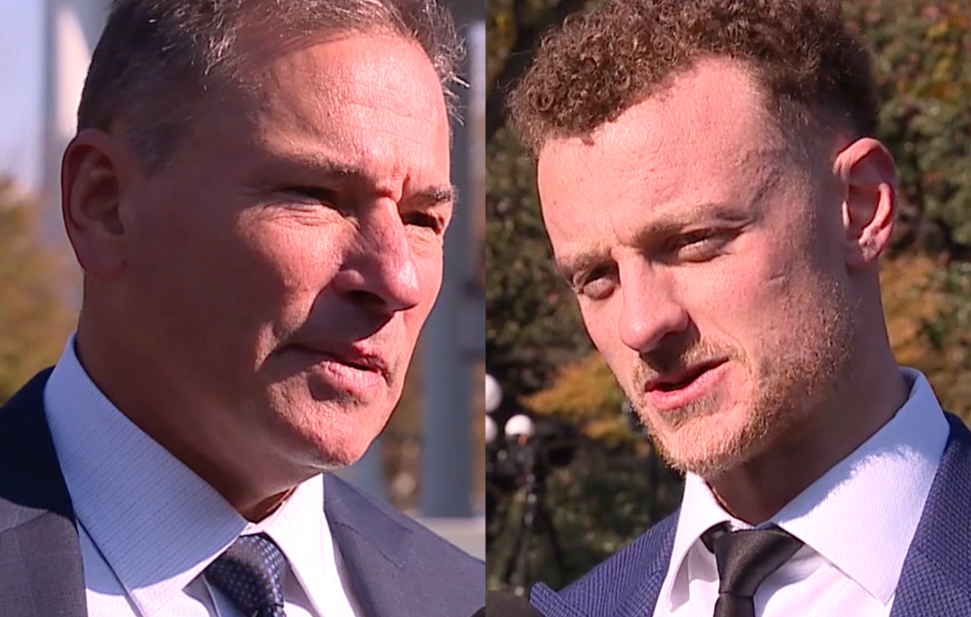 Bruce Cassidy, Jack Eichel on VGK visit to White House