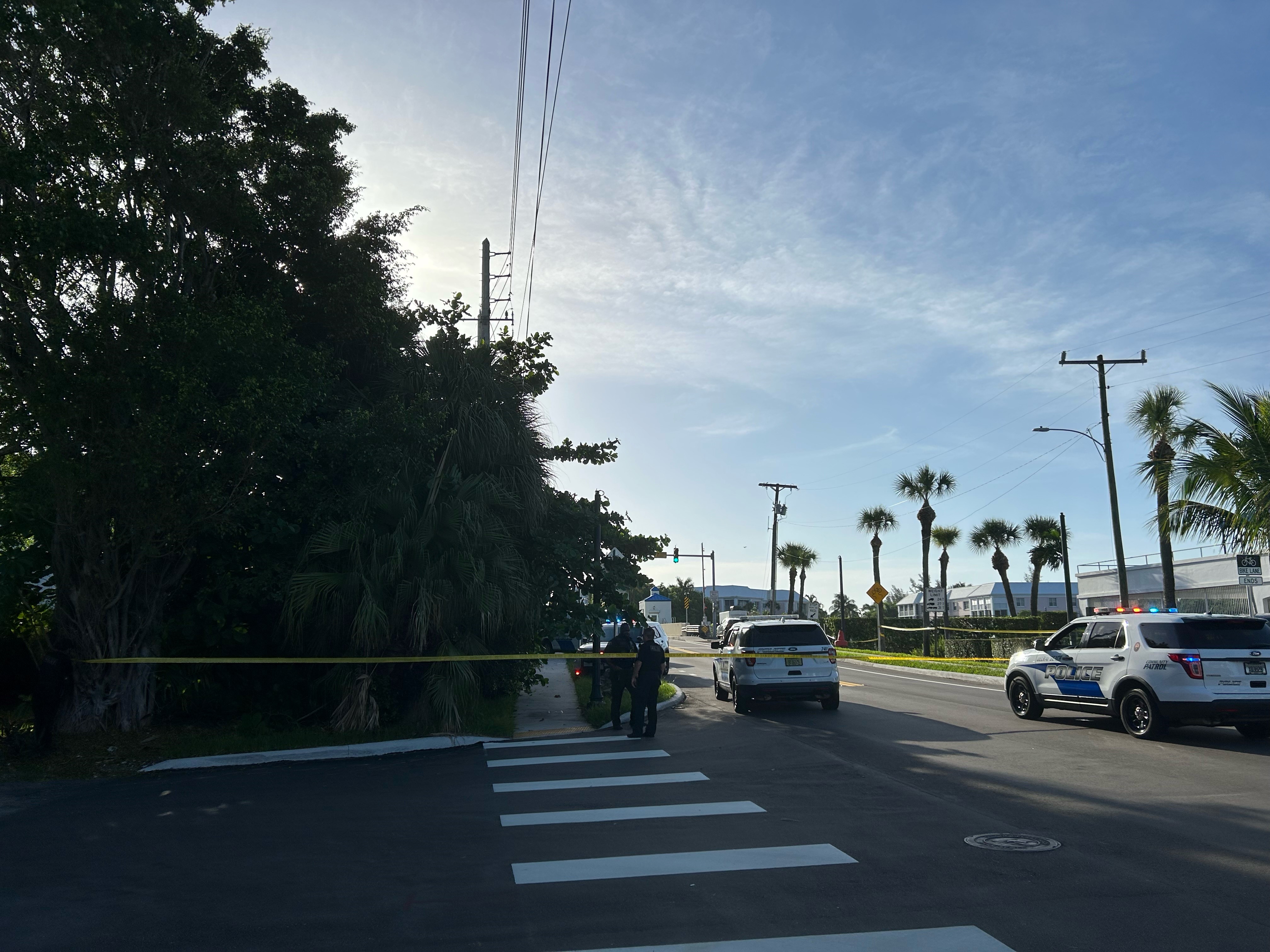 George Bush Boulevard Bridge closed down in Delray Beach on July 22, 2023