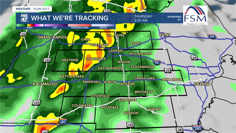 Showers return to our neighborhoods Wednesday evening