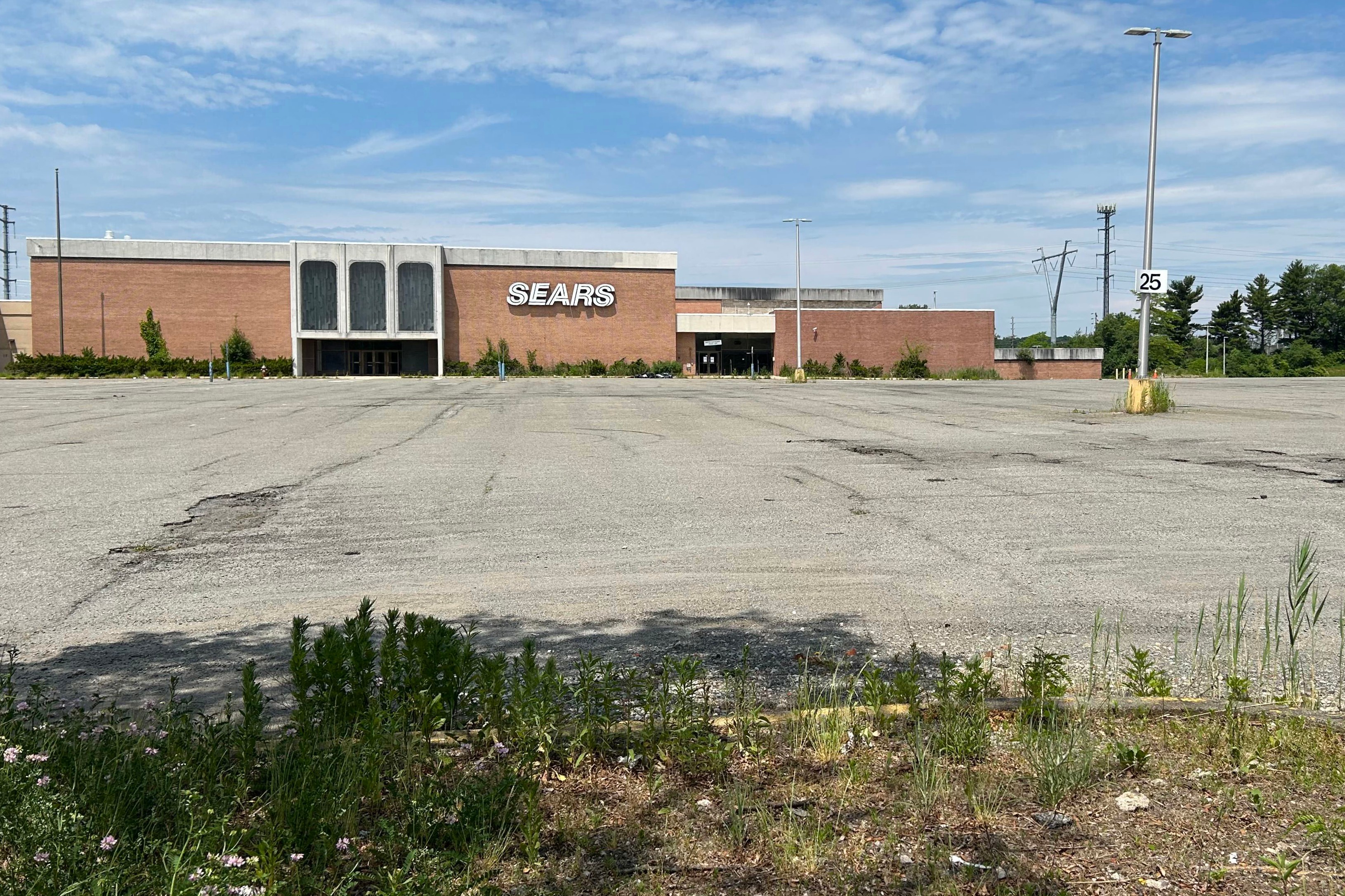 A shuttered Sears store at the Livingston Mall in Livingston, New Jersey, June 6, 2026, which opened in 1972 and is now eerily quiet. Its last store tenant Barnes & Noble is slated to relocate later this summer. 