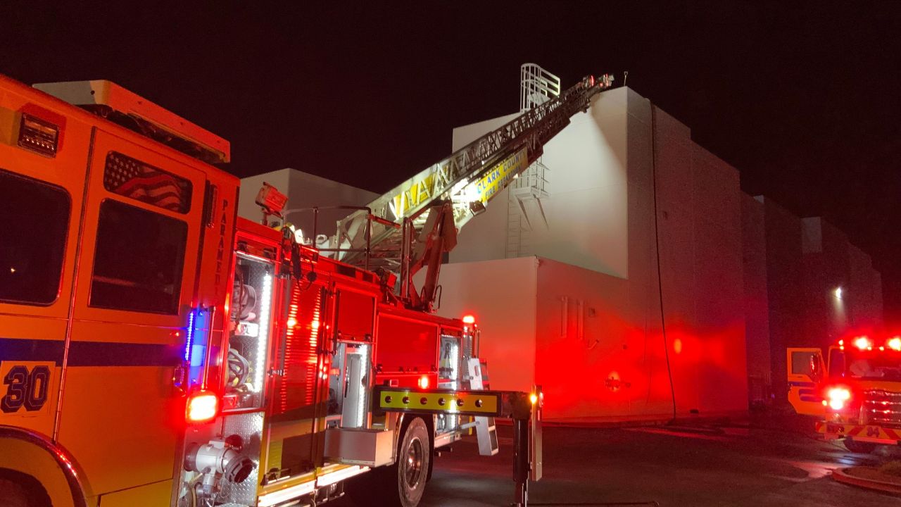 Fire at commercial building on Pioneer Way in southwest valley