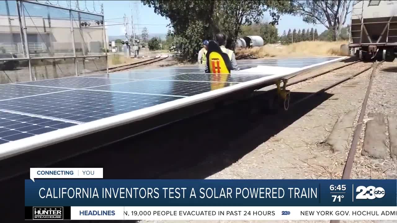 Solar-powered Train, California, August 26, 2021