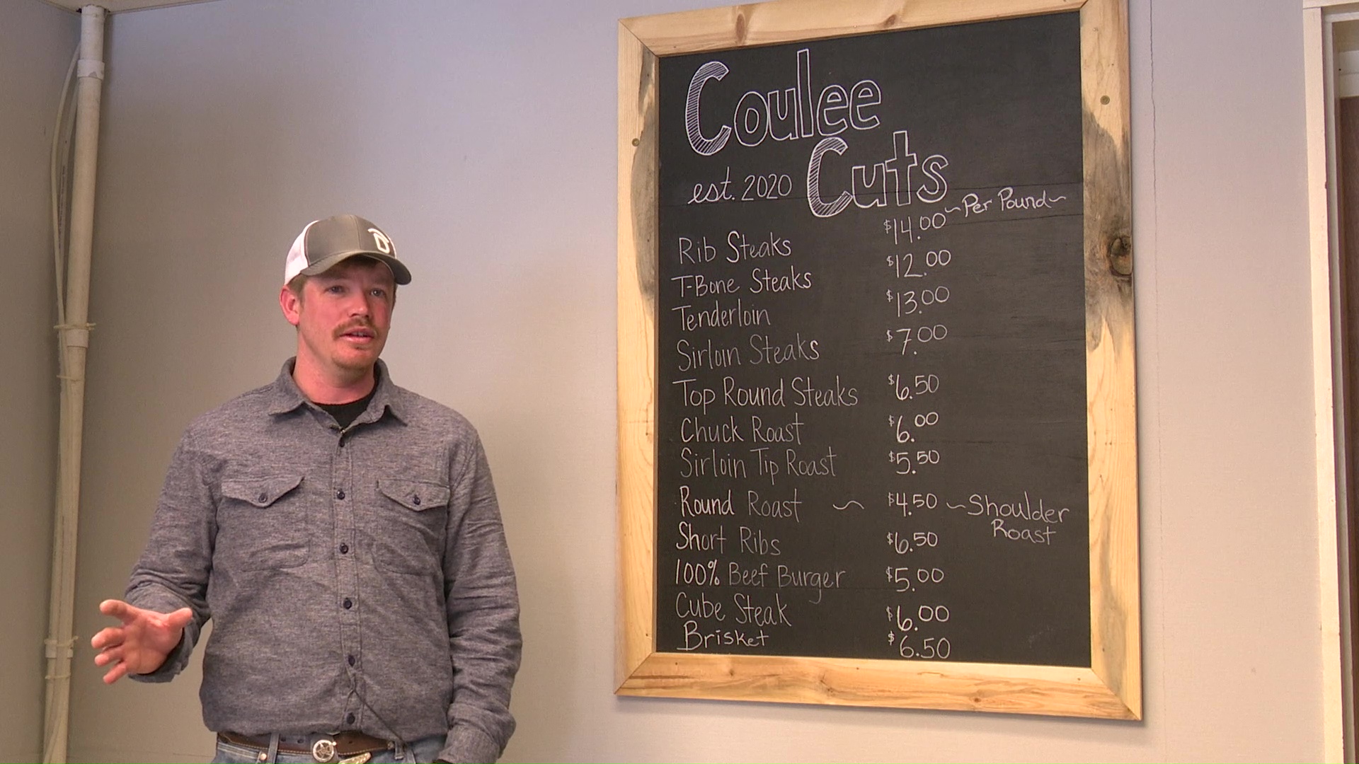 Kesler Martin, the owner of Coulee Cuts