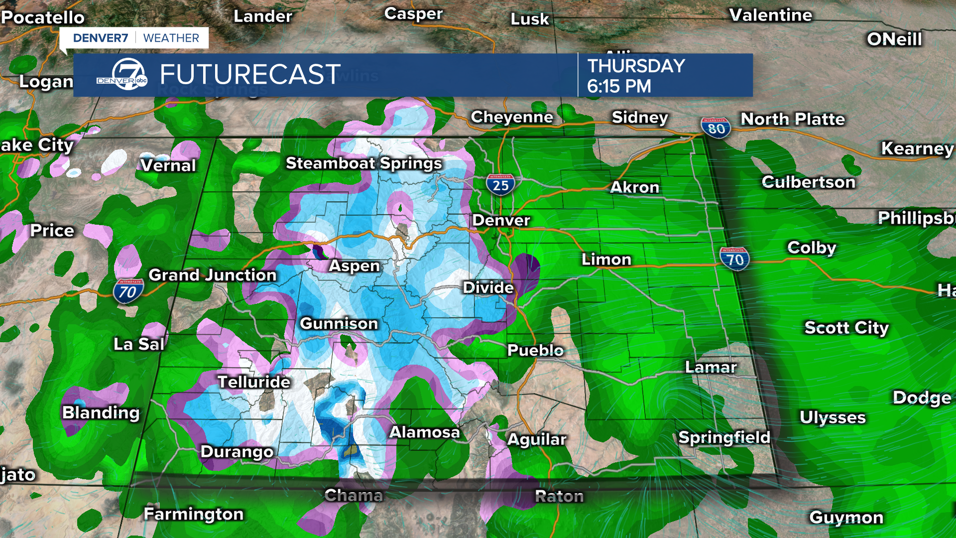 Thursday rain/snow forecast
