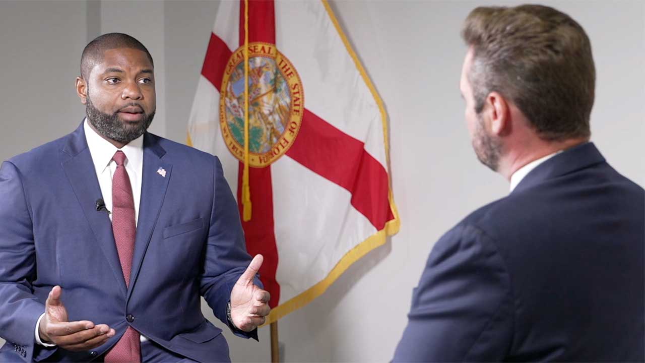 Byron Donalds speaks with Scripps Florida Capitol reporter Forrest Saunders.