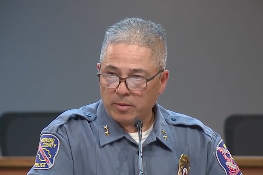 Howard County Police Chief Gregory Der 