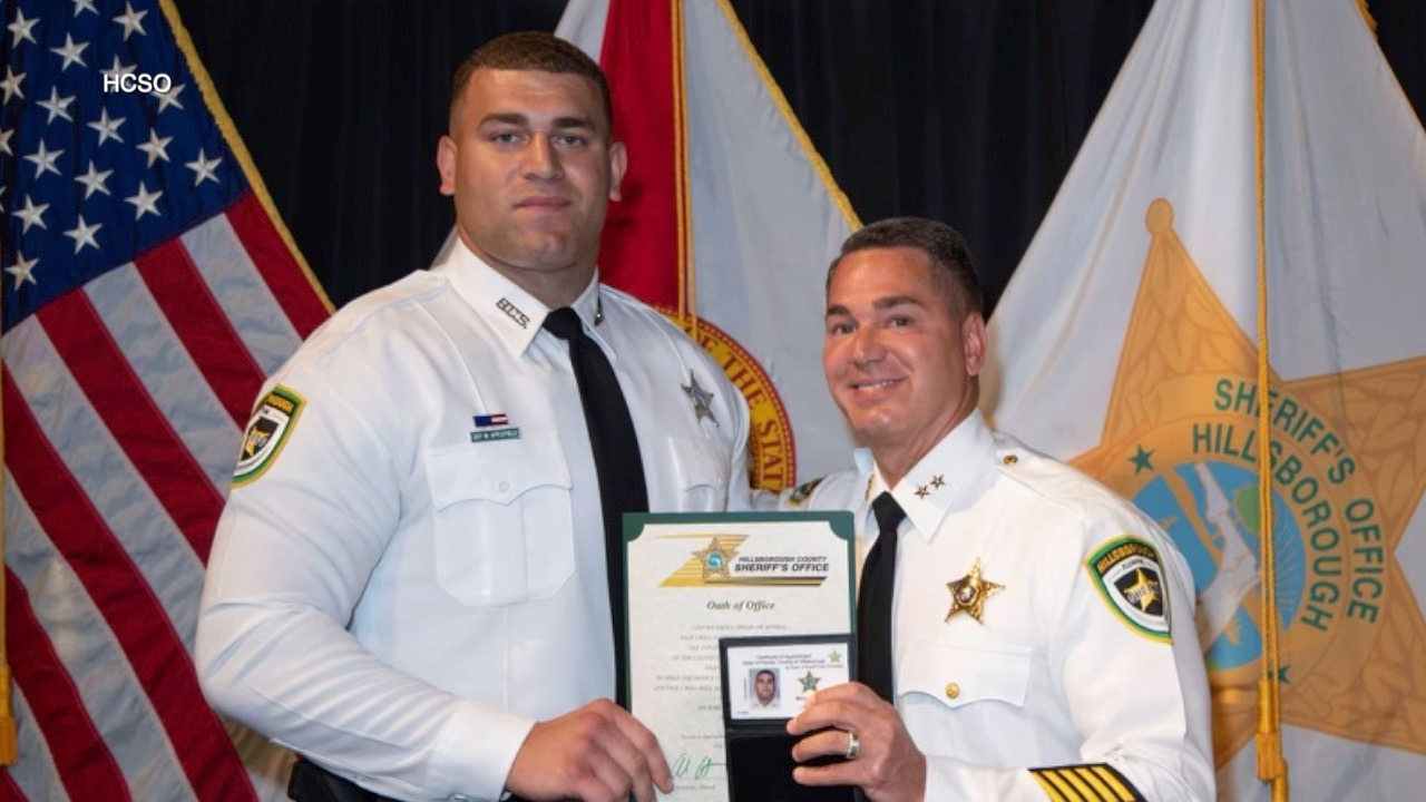 Football player turned deputy