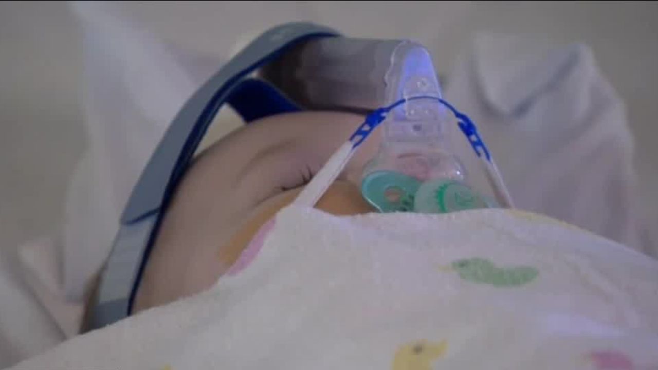 Baby in the hospital