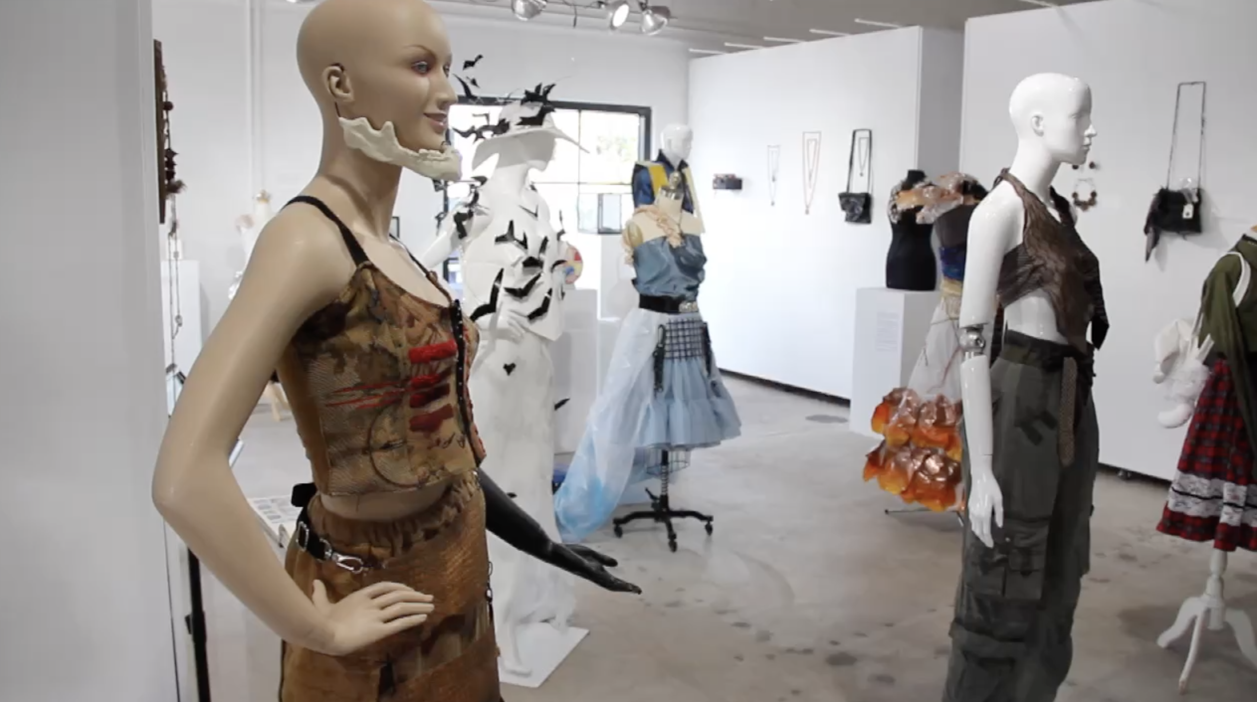 Students use items to create fashionable, sustainable pieces, which will be on display at Resource Depot’s GalleRe until May 12.png