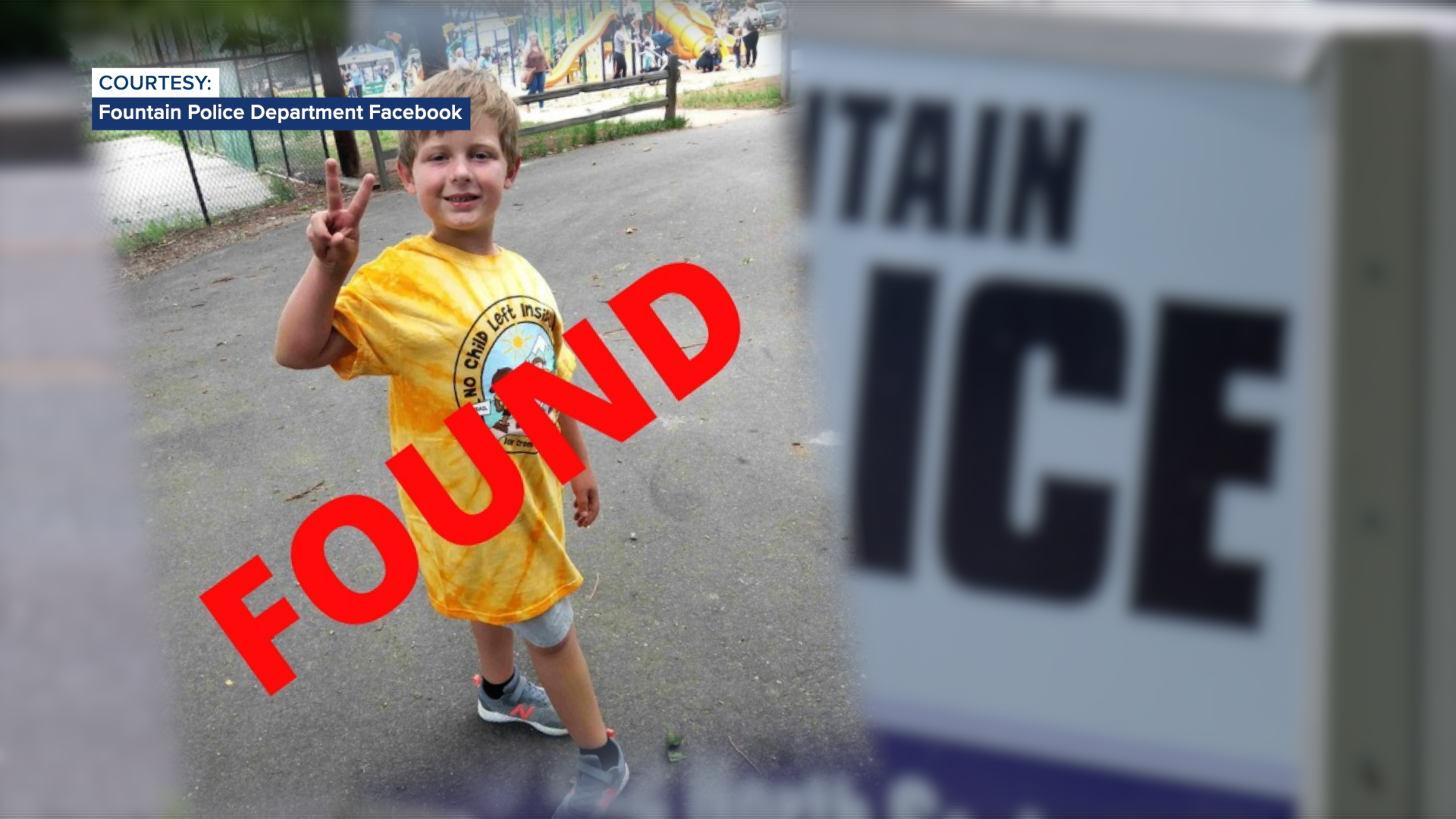 A 7-year-old boy who was kidnapped from Fountain found over 30 minutes away the next morning