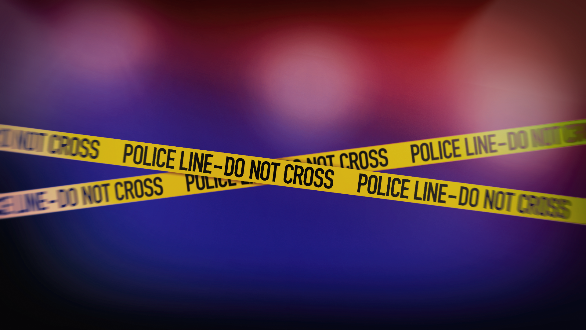 police lights crime tape AP