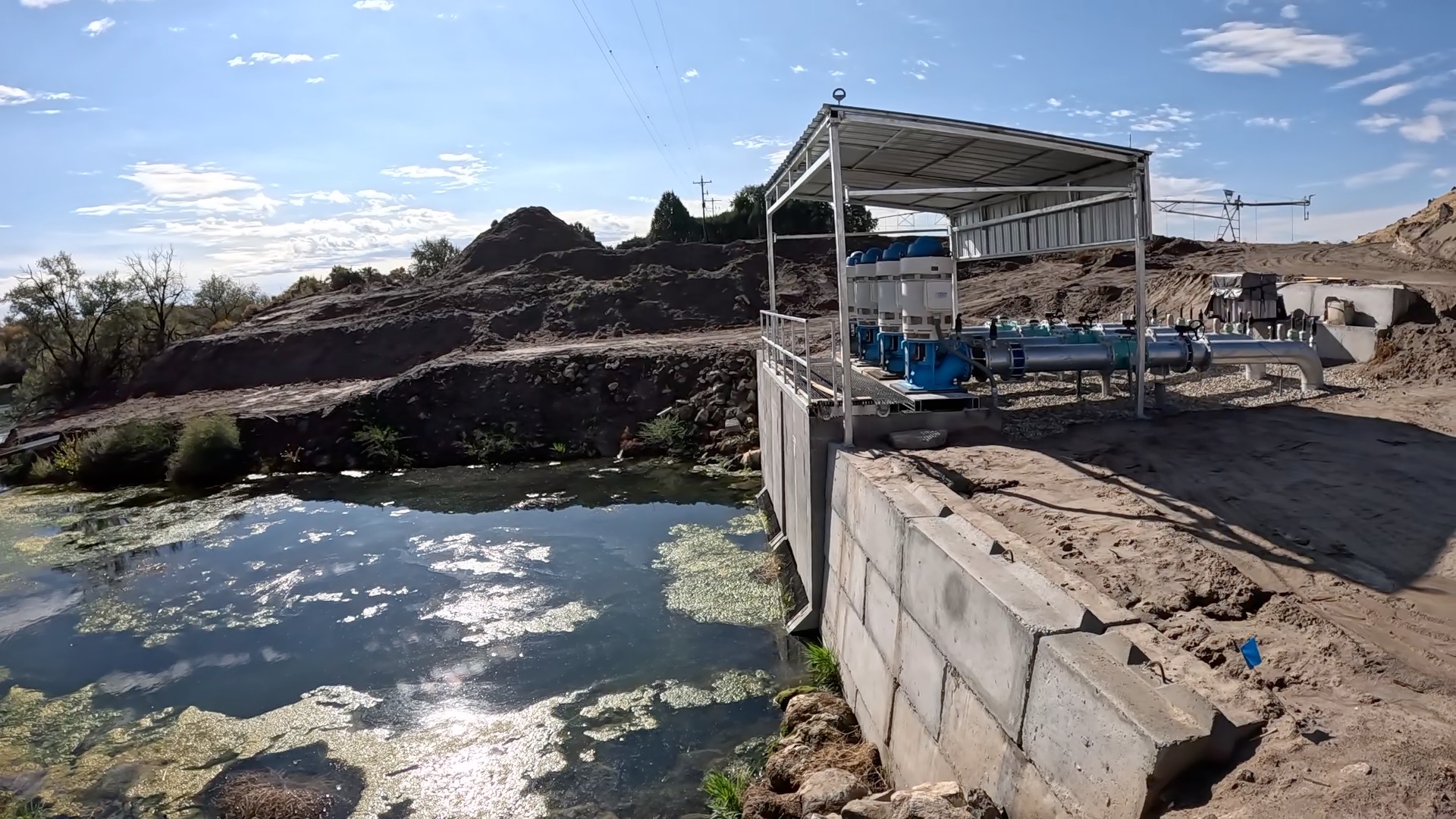 Rural Farmers New Irrigation Pipeline